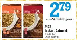 Price Chopper PICS Instant Oatmeal offer