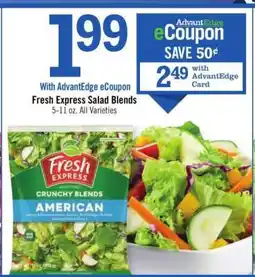 Price Chopper Fresh Express Salad Blends offer