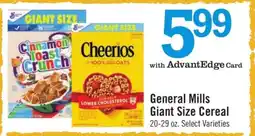 Price Chopper General Mills Giant Size Cereal offer