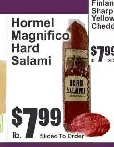 Key Food Hormel Magnifico Hard Salami offer
