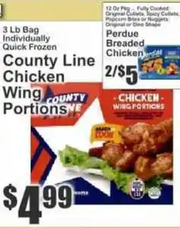 Key Food County Line Chicken Wing Portions offer
