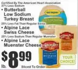 Key Food Butterball Low Sodium Turkey Breast offer