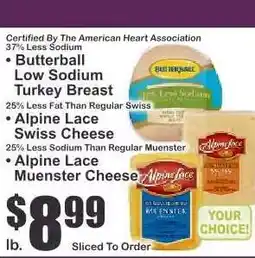 Key Food Butterball Low Sodium Turkey Breast offer