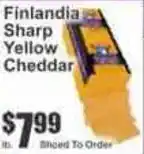 Key Food Finlandia Sharp Yellow Cheddar offer