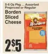 Key Food Borden Sliced Cheese offer