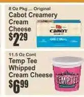 Key Food Temp Tee Whipped Cream Cheese offer