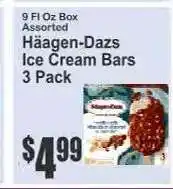 Key Food Häagen-Dazs Ice Cream Bars - 3 Pack offer