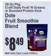 Key Food Dole Fruit Smoothie Blend offer