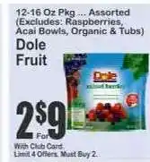 Key Food Dole Fruit offer
