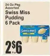 Key Food Swiss Miss Pudding 6 Pack offer