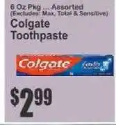 Key Food Colgate Toothpaste offer