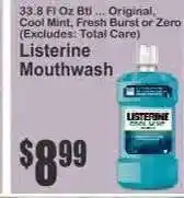 Key Food Listerine Mouthwash offer