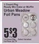 Key Food Urban Meadow Foil Pans offer