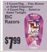 Key Food BIC Razors offer