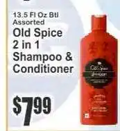 Key Food Old Spice 2-in-1 Shampoo & Conditioner offer