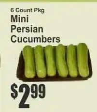 Key Food Mini Persian Cucumbers offer
