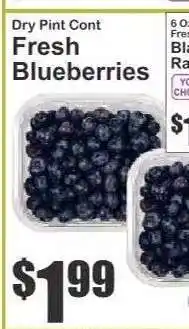 Key Food Fresh Blueberries offer