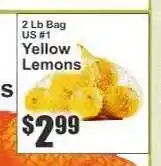 Key Food Yellow Lemons offer