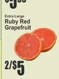 Key Food Ruby Red Grapefruit offer