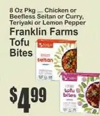 Key Food Franklin Farms Tofu Bites offer