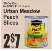 Key Food Urban Meadow Peach Slices offer