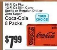 Key Food Coca-Cola 8 Packs offer