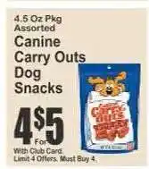Key Food Canine Carry Outs Dog Snacks offer