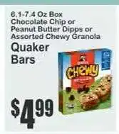 Key Food Quaker Bars offer