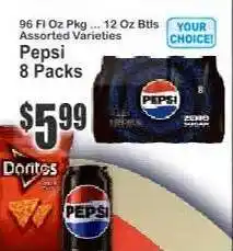 Key Food Pepsi 8 Packs offer