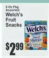 Key Food Welch's Fruit Snacks offer