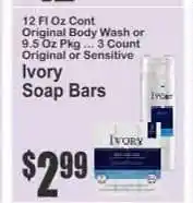 Key Food Ivory Soap Bars offer
