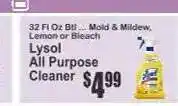 Key Food Lysol All-Purpose Cleaner offer