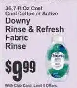 Key Food Downy Rinse & Refresh Fabric Rinse offer
