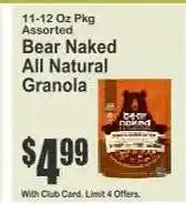 Key Food Bear Naked All Natural Granola offer
