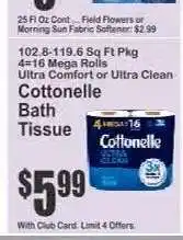 Key Food Cottonelle Bath Tissue offer