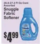 Key Food Snuggle Fabric Softener offer