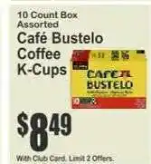 Key Food Café Bustelo Coffee K-Cups offer