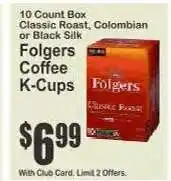 Key Food Folgers Coffee K-Cups offer