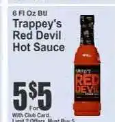 Key Food Trappey's Red Devil Hot Sauce offer
