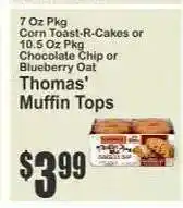 Key Food Thomas' Muffin Tops offer