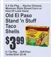 Key Food Old El Paso Stand 'n Stuff Taco Shells offer