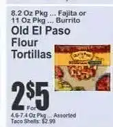 Key Food Old El Paso Flour Tortillas offer