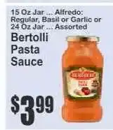 Key Food Bertolli Pasta Sauce offer