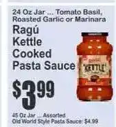 Key Food Ragú Kettle Cooked Pasta Sauce offer