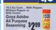 Key Food Goya Adobo All Purpose Seasoning offer