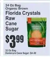 Key Food Florida Crystals Raw Cane Sugar offer