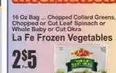 Key Food La Fe Frozen Vegetables offer