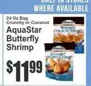 Key Food AquaStar Butterfly Shrimp offer