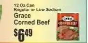 Key Food Grace Corned Beef offer