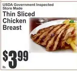 Key Food Thin Sliced Chicken Breast offer